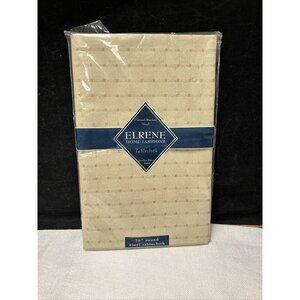 Elrene Home Fashions Tablecloth Flannel-backed Vinyl 70” Round